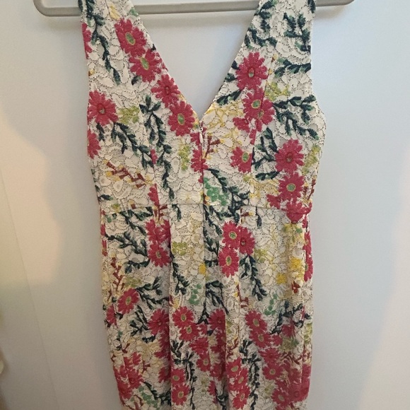 🆕Anthropologie Moulinette Soeurs Pink and Blue Pleated Sheath Midi Dress - Picture 2 of 5